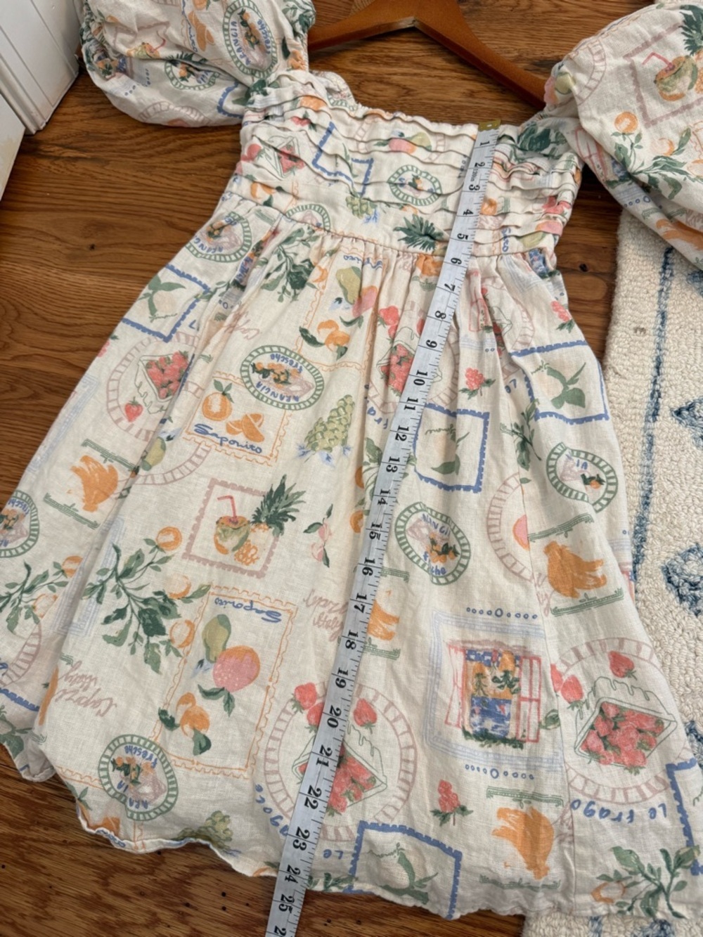 Abercrombie & Fitch Emerson Mini Dress Italia Print Size XS - Picture 10 of 11